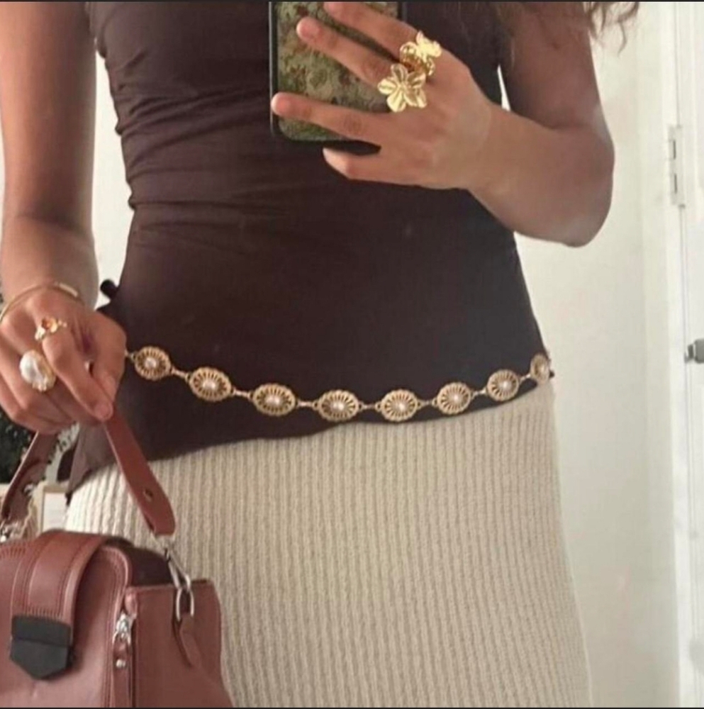 Multicolored Ribbed Pencil Belt for Night Out